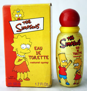  Редкий 2001 Симпсоны туалетная вода спрей 50 мл 1.7 унций (примерно 48.19 г.) Air Val Испания новый из старых запасов!