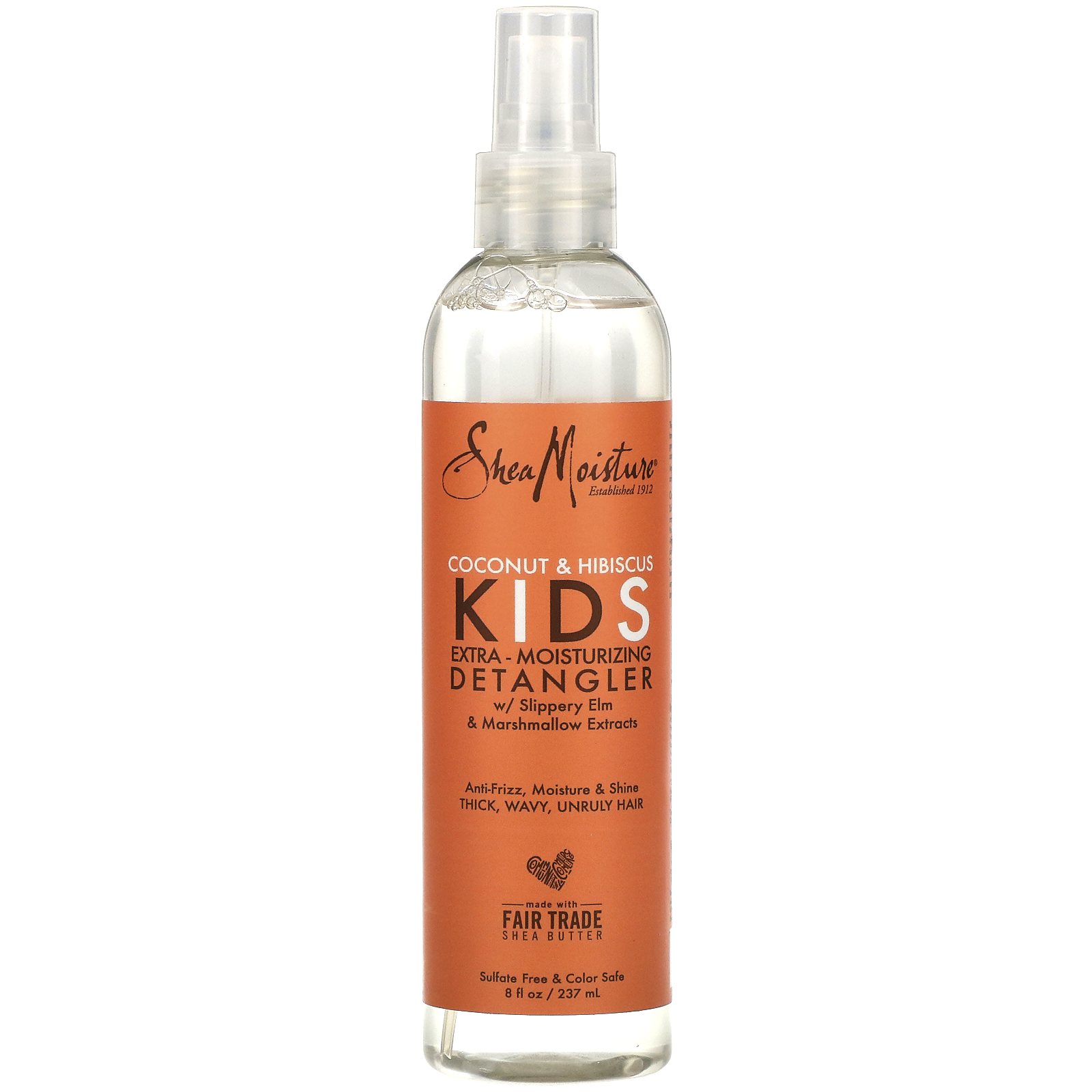 SheaMoisture, Kids Extra-Moisturizing Detangler, Coconut &amp; Hibiscus, 8 fl oz (237 ml)