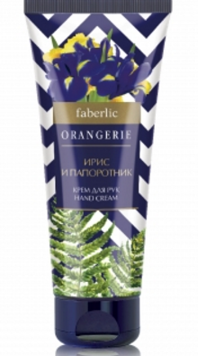 Крем для рук Faberlic «Ирис и папоротник» серии Orangerie