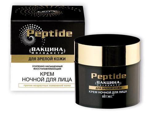 Крем для лица ночной Белита-Витэкс Peptide - "Вакцина молодости" для зрелой кожи