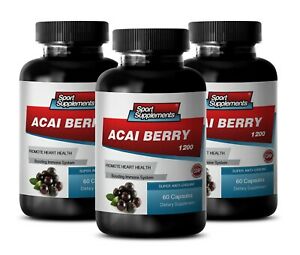  Натуральный Энергетик-Acai Berry 1200 мг-потеря веса таблетки 3B