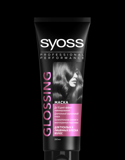 Маска для волос SYOSS Glossing с эффектом ламинирования