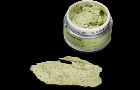 Маска-скраб SHINE IS Очищающая и питательная с маслом конопли / Cannabis Story Mask-Exfoliant