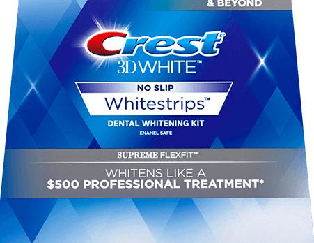 Отбеливающие полоски для зубов Crest 3D White Supreme FlexFit