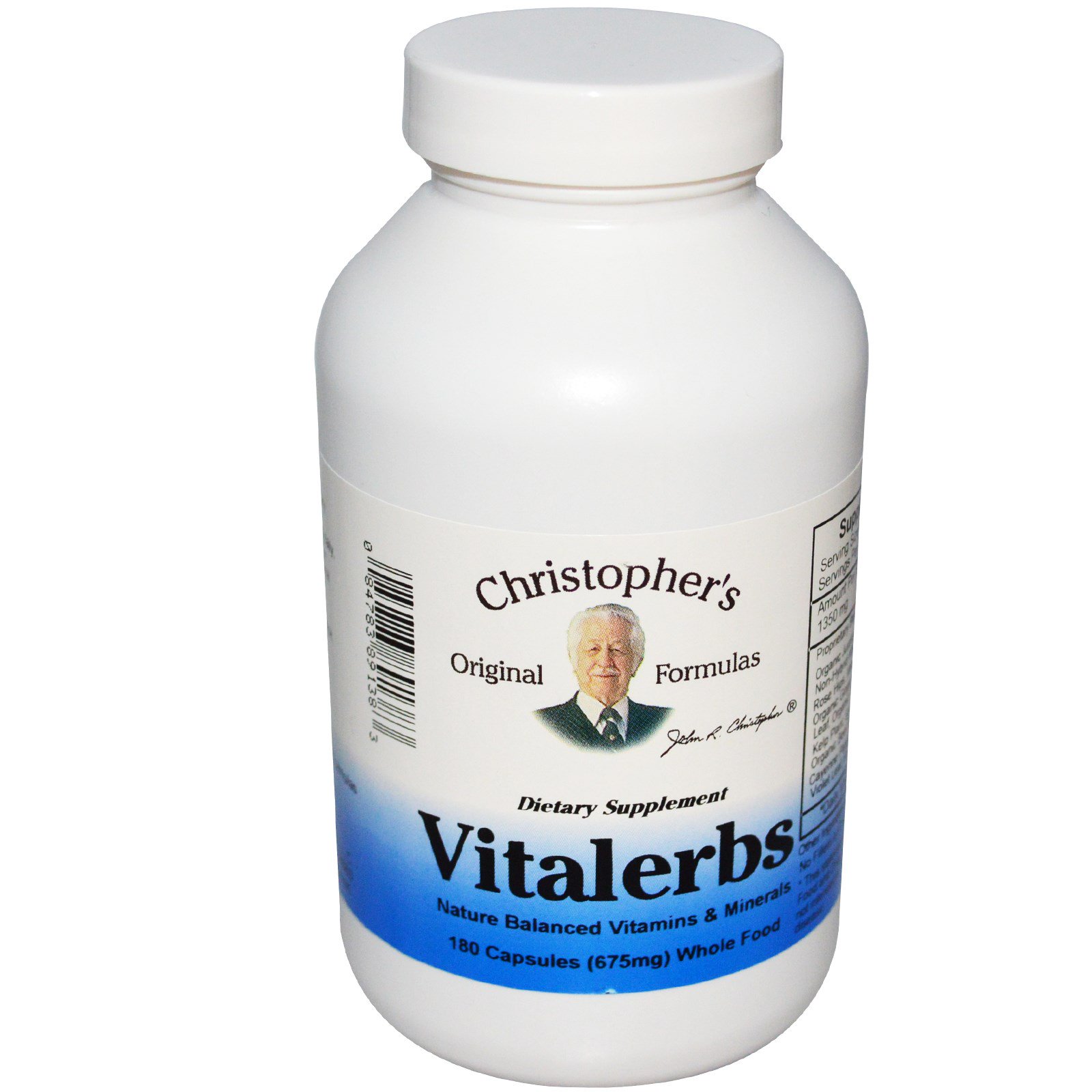 Christopher's Original Formulas, Vitalerbs 180 капсул