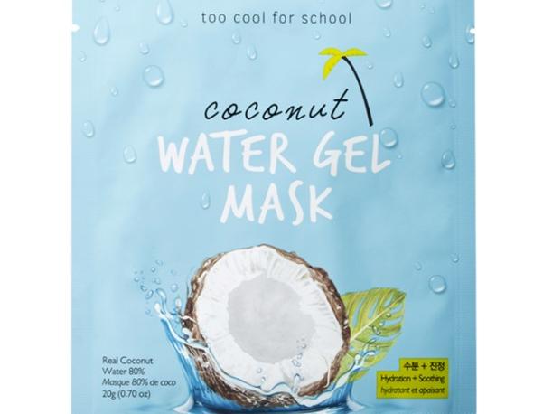 Тканевая маска для лица Too cool for school с кокосовой водой гелевая