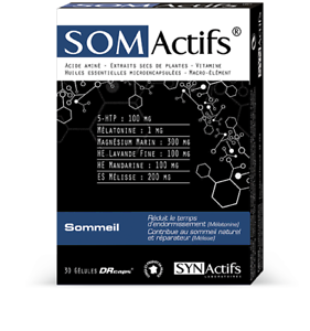  SYNActifs - SOMactifs - Sommeil 30 gélules 09/202