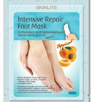 Маска-носки для ног  Skinlite Интенсивно-восстанавливающая