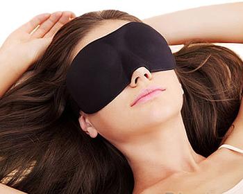 Маска для сна Aliexpress 1PC Black Sleeping Eye Mask Blindfold with Earplugs Shade Travel Sleep Aid Cover Light Guide Wholesale