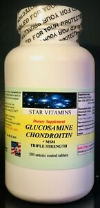  Глюкозамин хондроитин + МСМ, артрит помощи, боль - 200 таблетки. сделано в США.