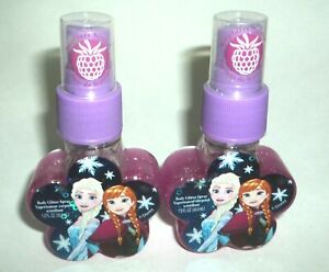  2 DISNEY Frozen спрей блеск для тела Малина с запахом новая