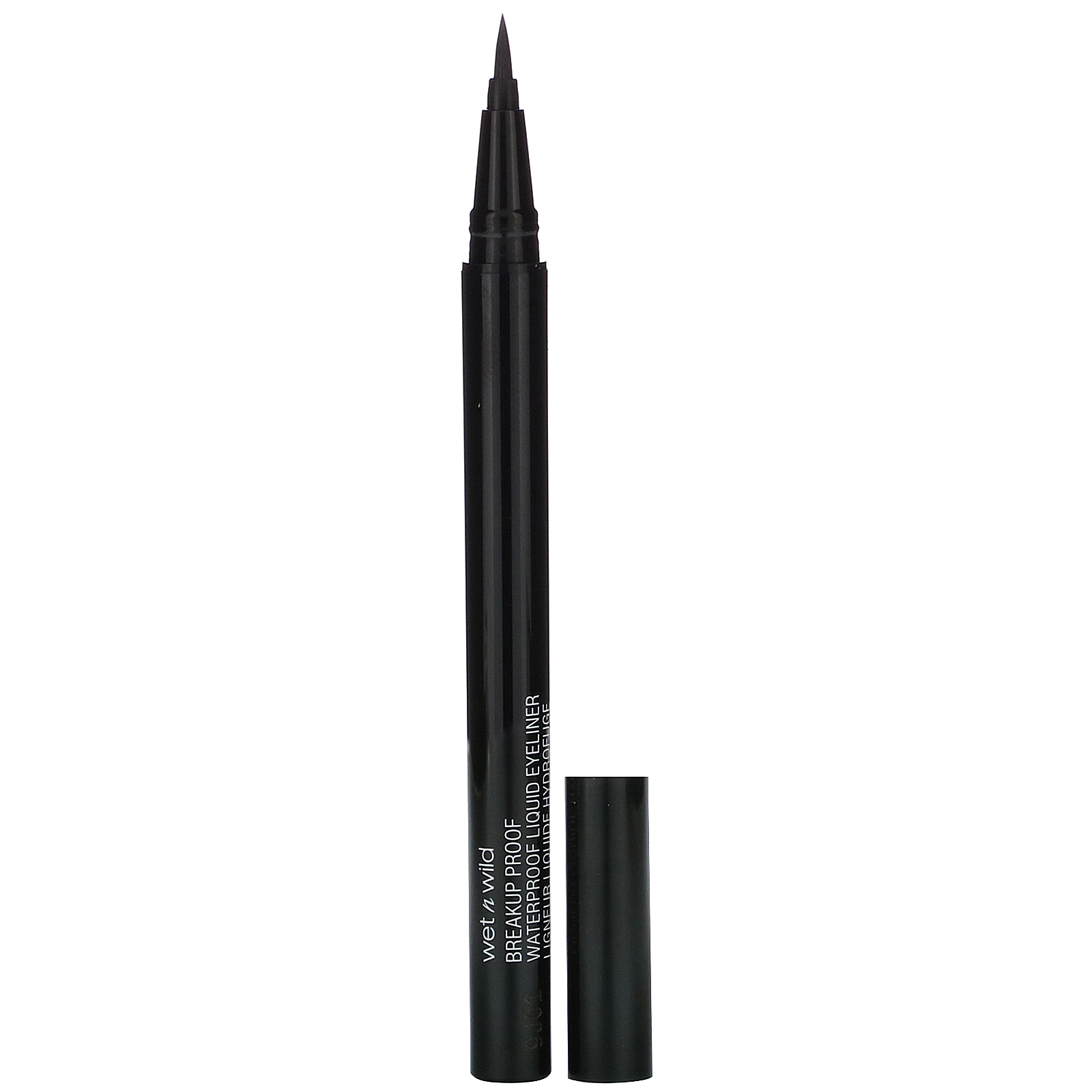 Wet n Wild, Breakup Proof Waterproof Liquid Eyeliner, Ultra Black, 0.03 fl oz (0.9 ml)