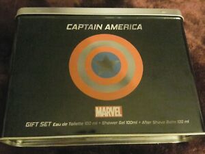  CAPTAIN AMERICA от Marvel 3 шт. подарочный набор - 3.4 унций (примерно 96.39 г.) туалетная вода новая дети