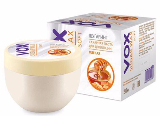 Сахарная паста для шугаринга VOX Sugar wax soft мягкая