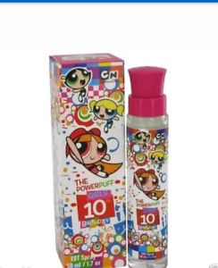  THE POWERPUFF GIRLS CARTOON NETWORK GIRLS 10TH день рождения духи 1.7 0Z пузыри