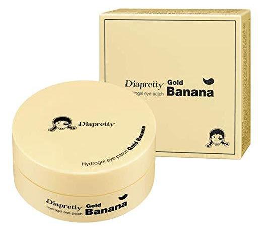 Патчи для глаз Diapretty Гидрогелевые бананово-фруктовые Hydrogel Eye Patch Gold Banana