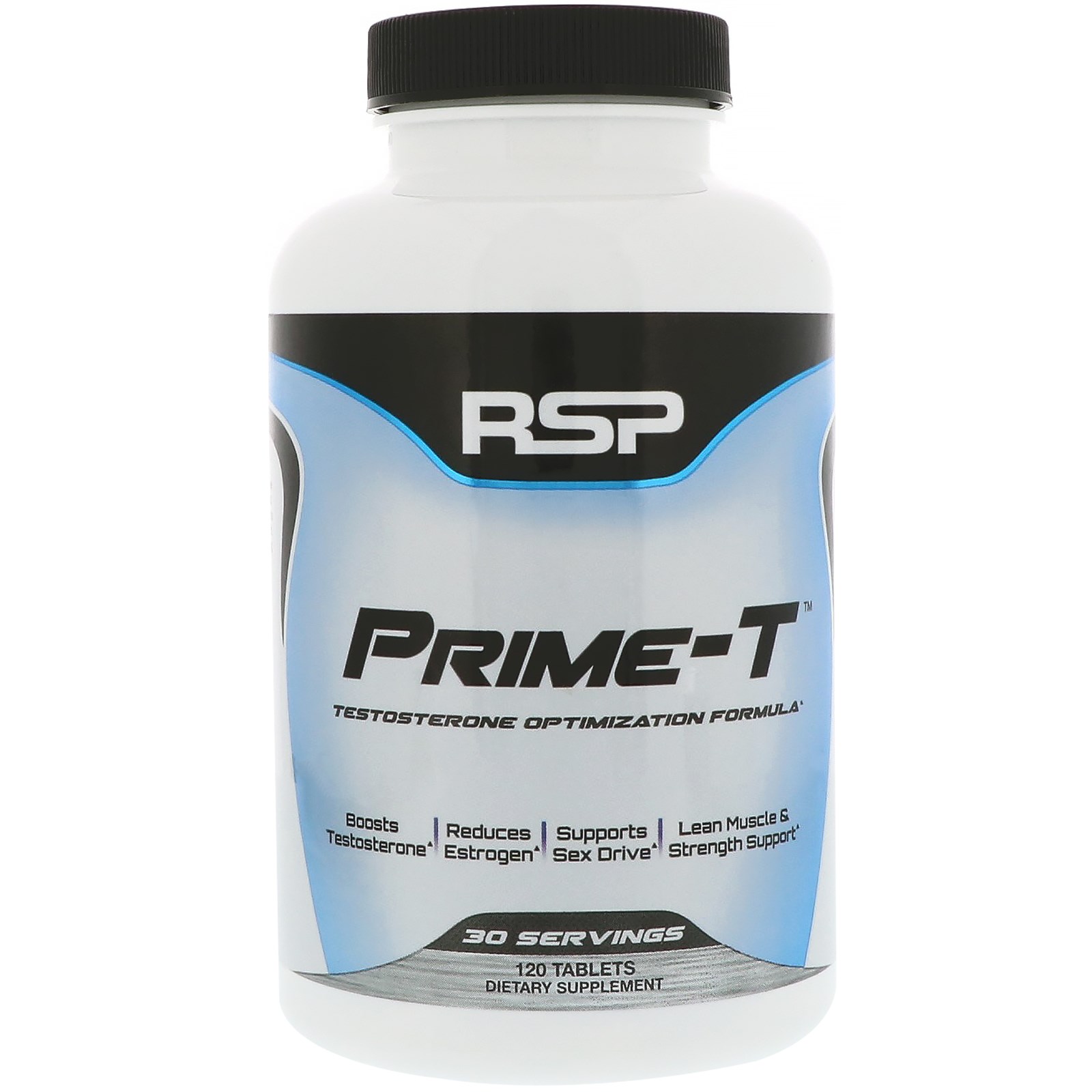 RSP Nutrition, Prime-T, Усилитель тестостерона, 120 таблеток