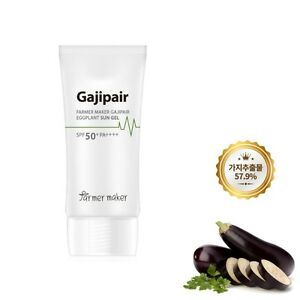  Фермер производитель gajipair баклажан солнце гель SPF50+ Pa +++ 50 мл/1.69 унций (примерно 47.91 г.) K-красота