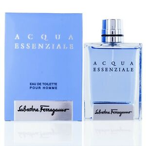  Acqua essenziales для мужчин от Salvatore Ferragamo Edt спрей 3.4 унций-новый в коробке