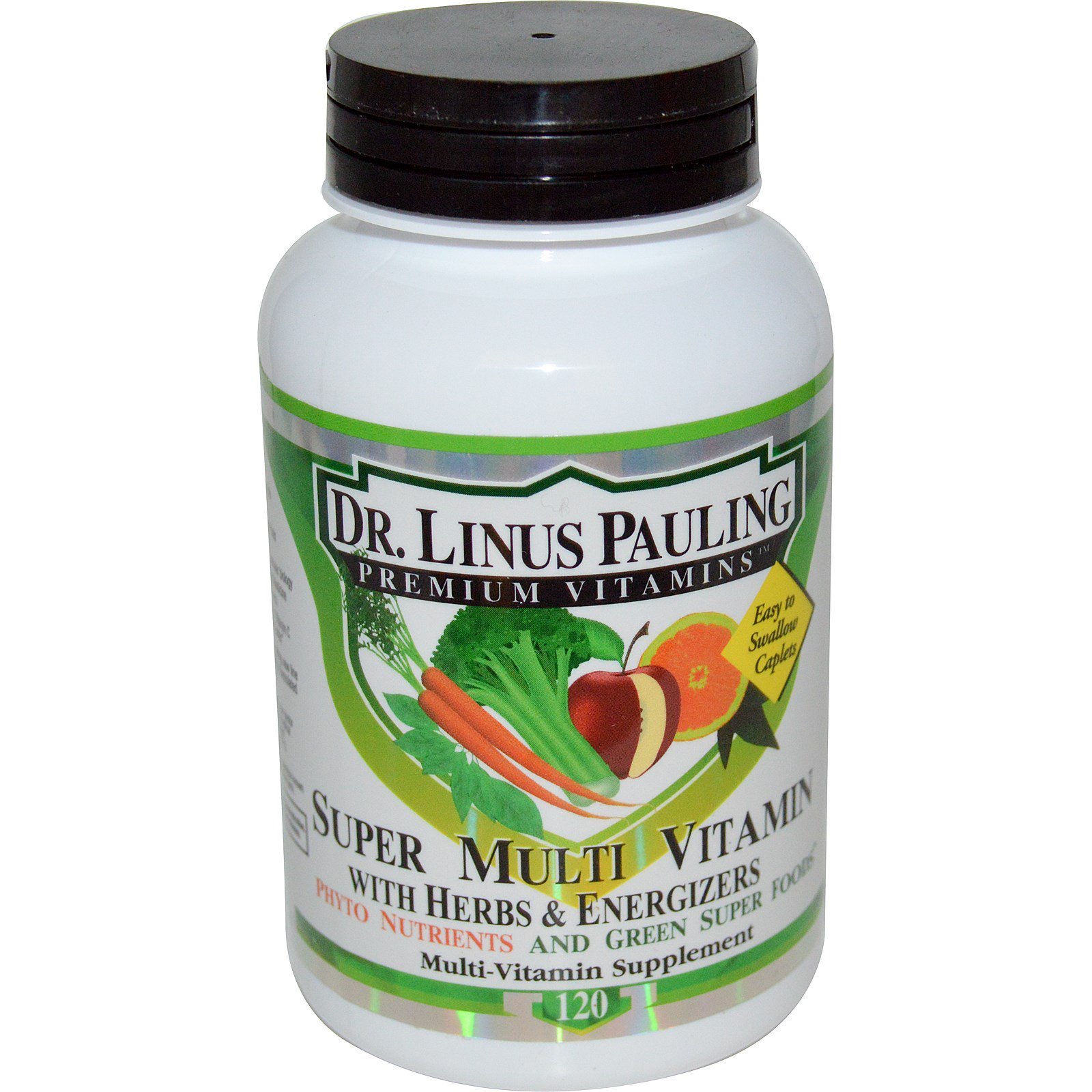 Irwin Naturals, Супермультивитамины с травами и энергетическими добавками доктора Лайнуса Полинга, 120 капсуловидных таблеток