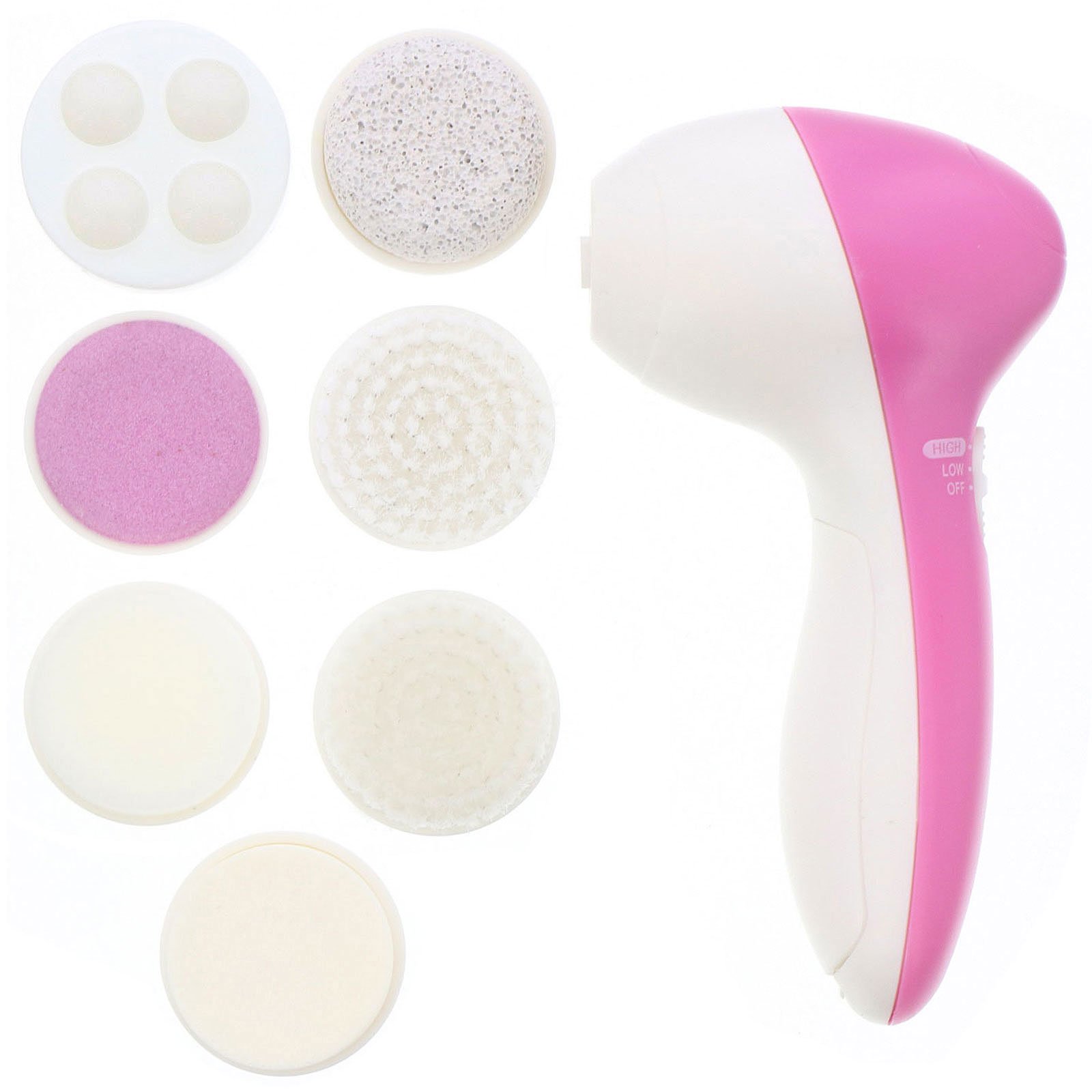 Grace &amp; Stella, 7-in-1 Facial Massager &amp; Cleanser, 1 Kit