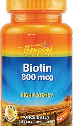 Витамины Thompson Biotin, 800 mcg