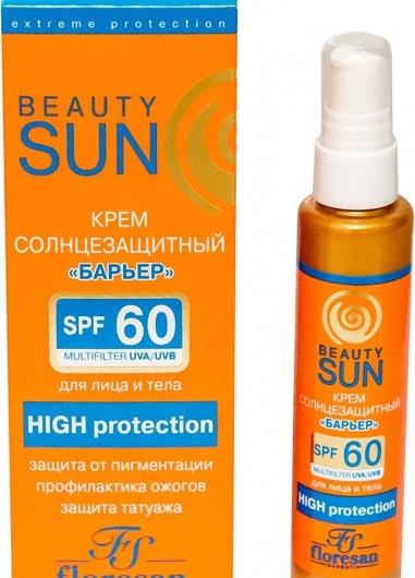 Солнцезащитный крем Floresan (Флоресан) Beauty Sun "Барьер" SPF 60, 75 мл