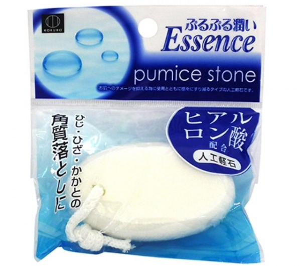 Пемза KOKUBO Essence pumice stone для избавления от натоптышей с гиалуроновой кислотой