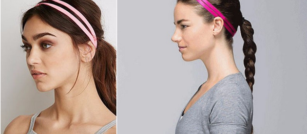 Повязка на волосы Aliexpress 10 Candy Colors Fashion Anti-Slip Double Bands Sports Elastic Headband Women Girl Yoga Running Casual Hairbands
