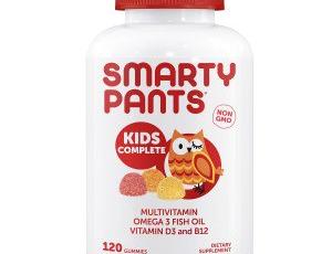 Витамины Smarty Pants Kids Complete Multivitamin с рыбьим жиром, содержащим омега-3 кислотами, витаминами D3 и B12