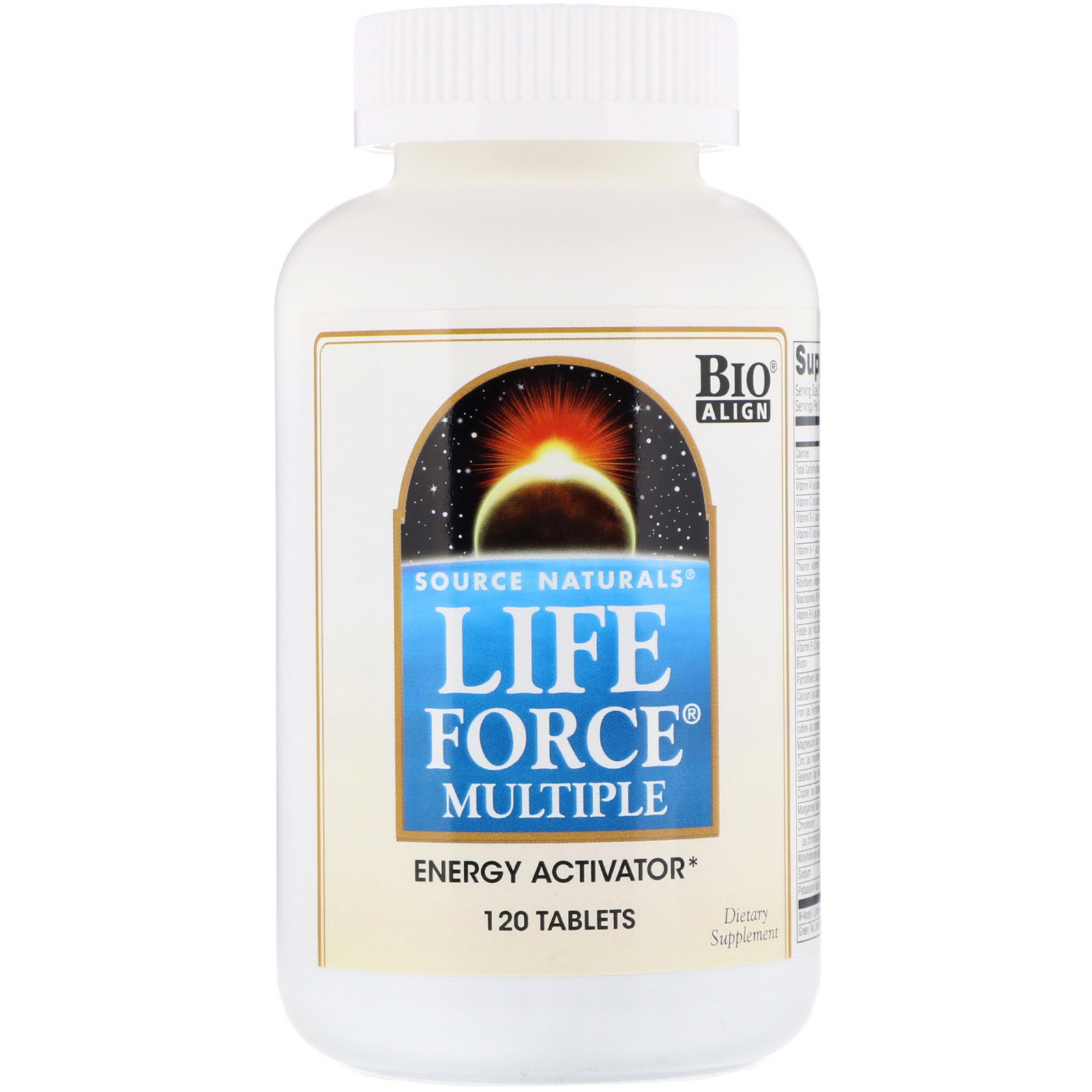 Source Naturals, Life Force Multiple, 120 таблеток