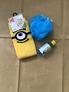  Minions рождественский подарок набор носков, Bubble ванна, тело слойка. унисекс