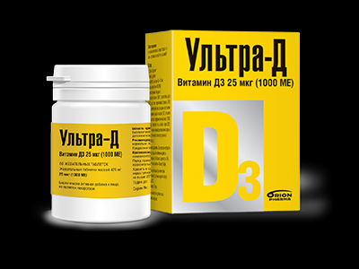 Ультра д витамин д3 таблетки