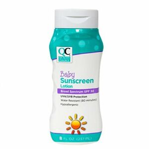  5 Confezione Quality Choice Bambini Crema Solare Lozione Ampio Spettro SPF 5