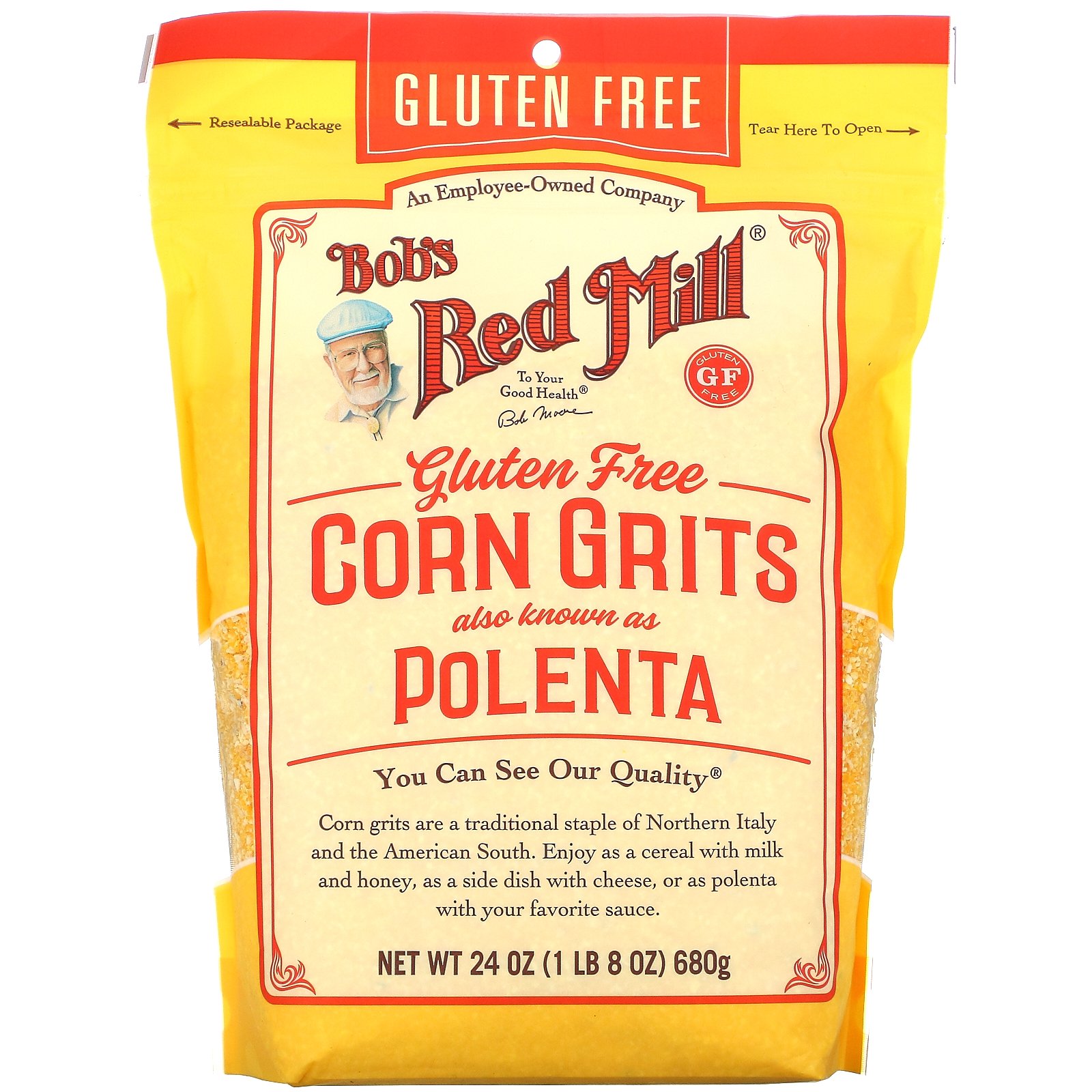 Bobs Red Mill Corn Grits 24 Oz 680 G Kupit Squper