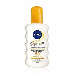  Nivea Sun Niños Protect & Sensitive Vaporisateur SPF50+ Crème Solair