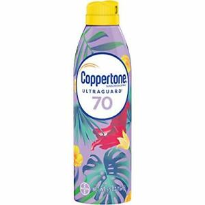  Coppertone Ultra охранник солнцезащитный спрей SPF70 5.5 унций (примерно 155.92 г.) 041100006745