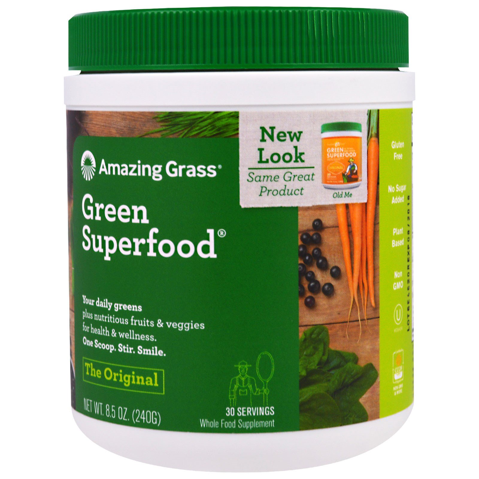 Amazing Grass, Green Superfood Original, 240 г