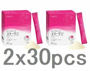  Новый! Lo2! fancl deap заряда коллаген порошок (30 палочек) x2 = 60 дней, HTC coolagen