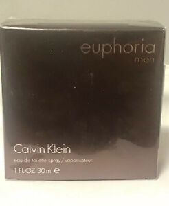  * Новый в коробке * Euphoria Calvin Klein для мужчин 1 унций (примерно 28.35 г.) туалетная вода спрей