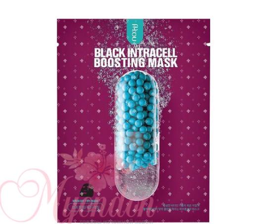 Пенящаяся тканевая маска Nohj Black Intracell Boosting Mask