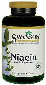  SWANSON, NIACIN Vitamin B 500mg 250 Kapseln SUPER PREI