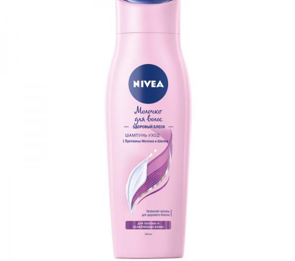 Шампунь-уход NIVEA Молочко для волос. Здоровый блеск