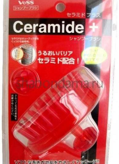 Массажер для кожи головы VeSS Ceramide plus Shampoo Brush с церамидами (для мытья волос)