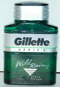  Gillette Series WILD RAIN после бритья 75% полный редкий винтажный 1993 100 мл 3.4 унций (примерно 96.39 г.)