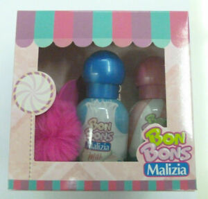  Malizia Bon Bons Cofanetto Portachiavi Pompons Animaletti da Bambina 50 ml Eau