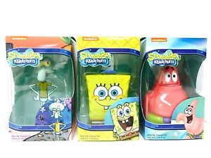  NICKELODEON 3PC SPONGEBOB туалетная вода коллекционеров бутылки 3.4 унций (примерно 96.39 г.) - соберите их всех!