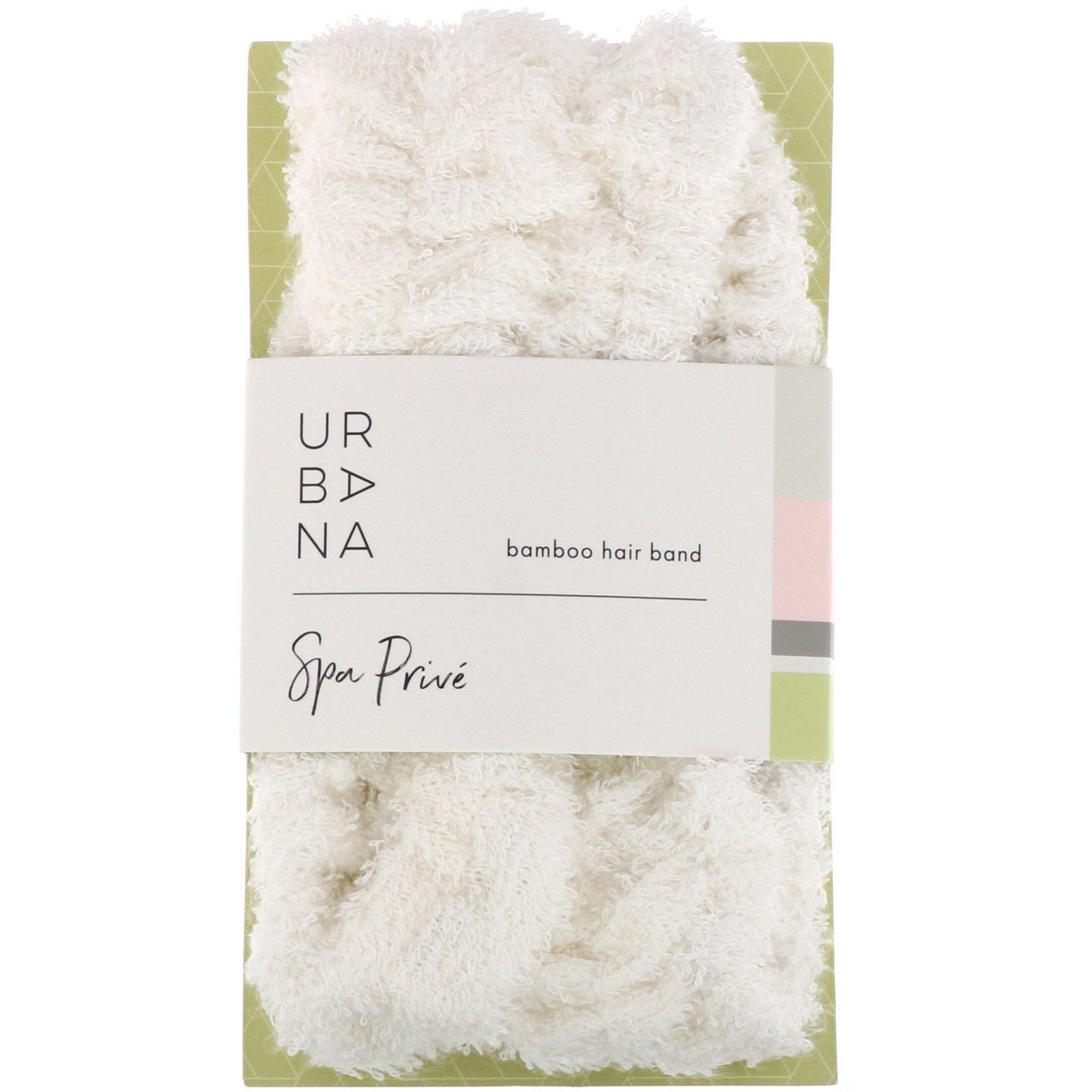 European Soaps, Urbana, Spa Prive, бамбуковая повязка для волос, 1 шт.