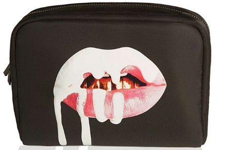 Косметичка Aliexpress Kylie Makeup Bag The Birthday Collection Kylie Cosmetics by Kylie Jenner Travel Zipper Big Make Up Bag Lips