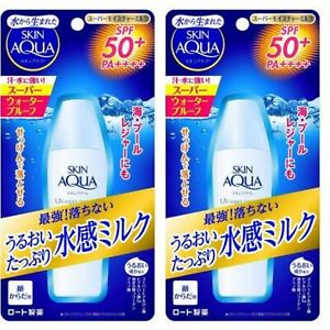  Кожа Aqua супер влаги молоко обновления 2 упаковка 40 мл солнцезащитный крем superwaterproof SPF50